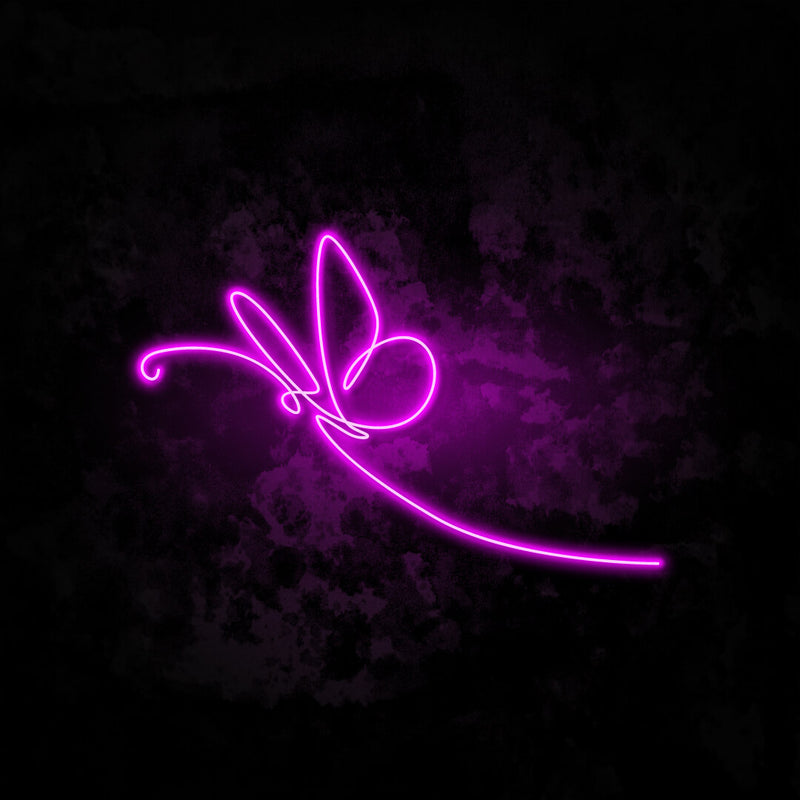 Butterfly Long neon sign
