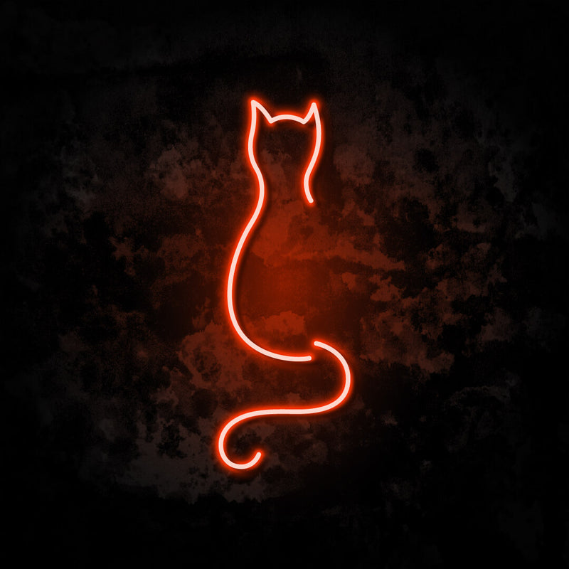 Cat Left neon sign