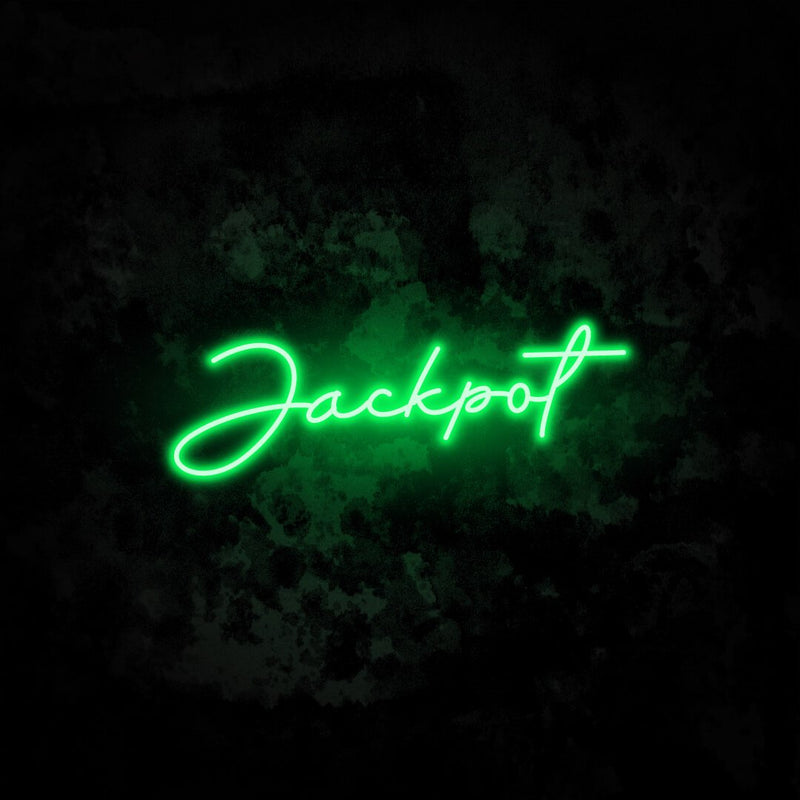 Jackpot Neon Sign