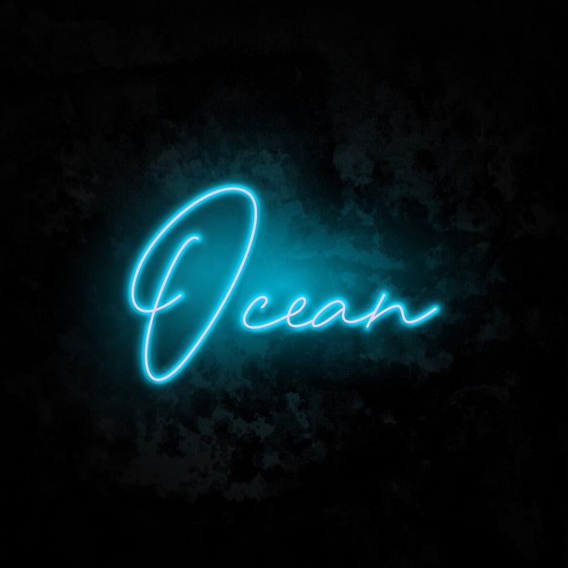 Ocean Neon Sign