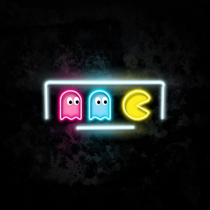 Pacman Neon Sign