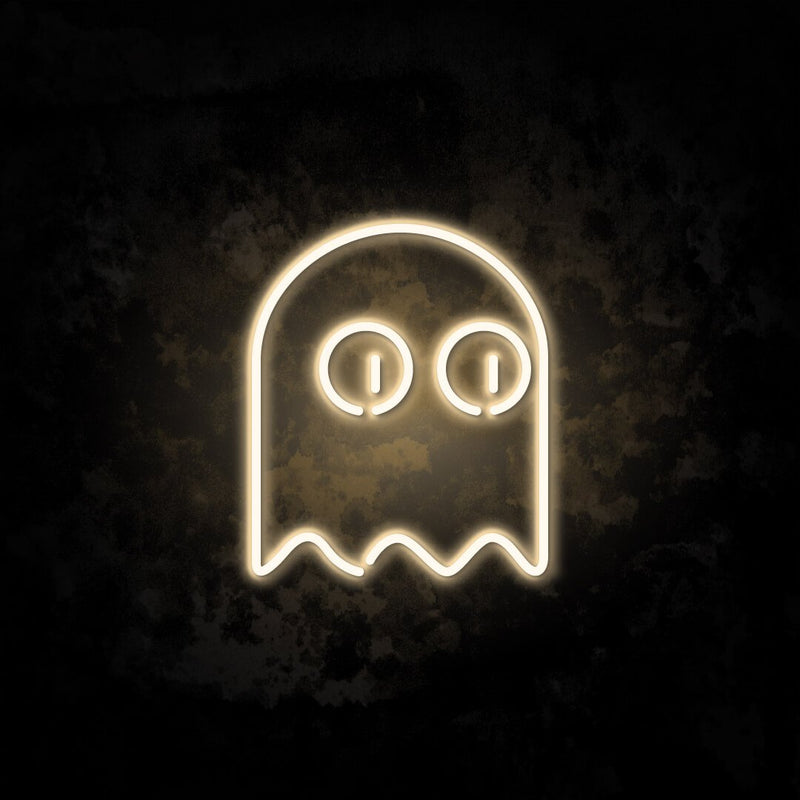Packman Ghost Neon Sign