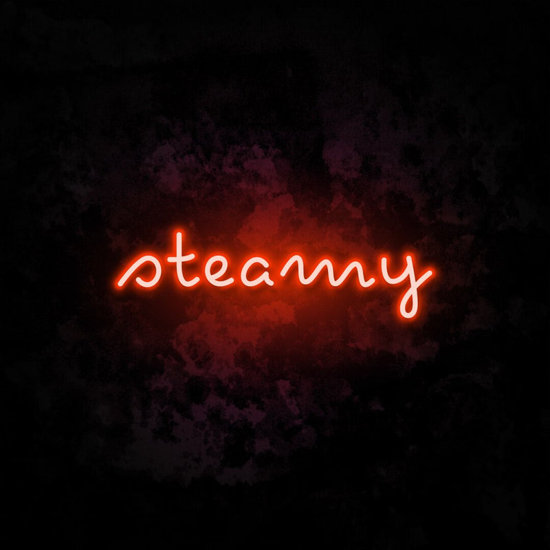 Steamy Neon Sign